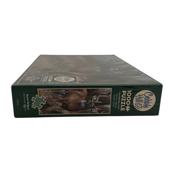 Cobble Hill Rustic Retreat Deer Wildlife 1000 Piece Jigsaw Puzzle New In Box - Picture 5 of 13